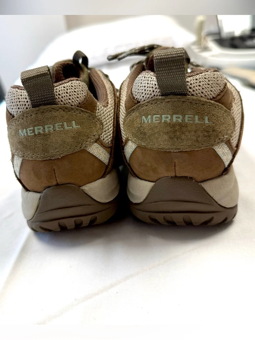 Merrell Siren Sport Q2 Vibram Hiking Trail Shoes Brown Leather Women's 8